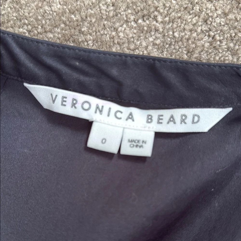 NWT Veronica Beard Stylish Black Ruched Dress - Picture 11 of 17